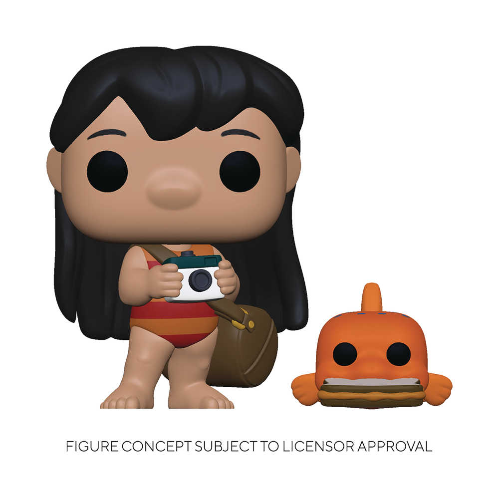 Pop Disney Lilo & Stitch Lilo with Pudge Vinyl Figure 