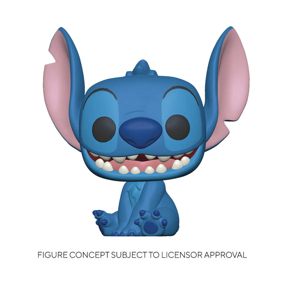 Pop Disney Lilo & Stitch Smiling Seated Stitch Vinyl Figure 