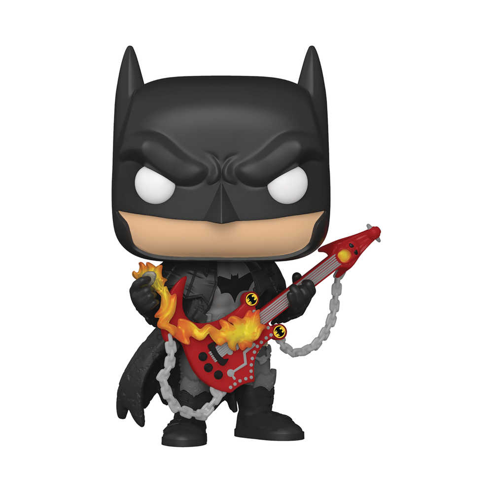 Pop DC Heroes Death Metal Batman W/Guitar Previews Exclusive 