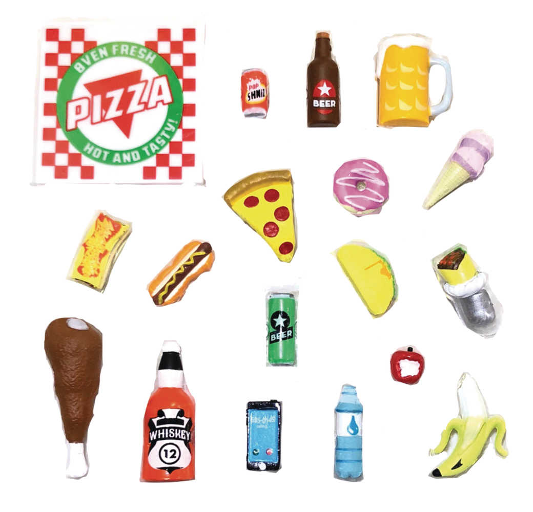 Super Action Stuff Super Foodie Action Figure Accessory Set