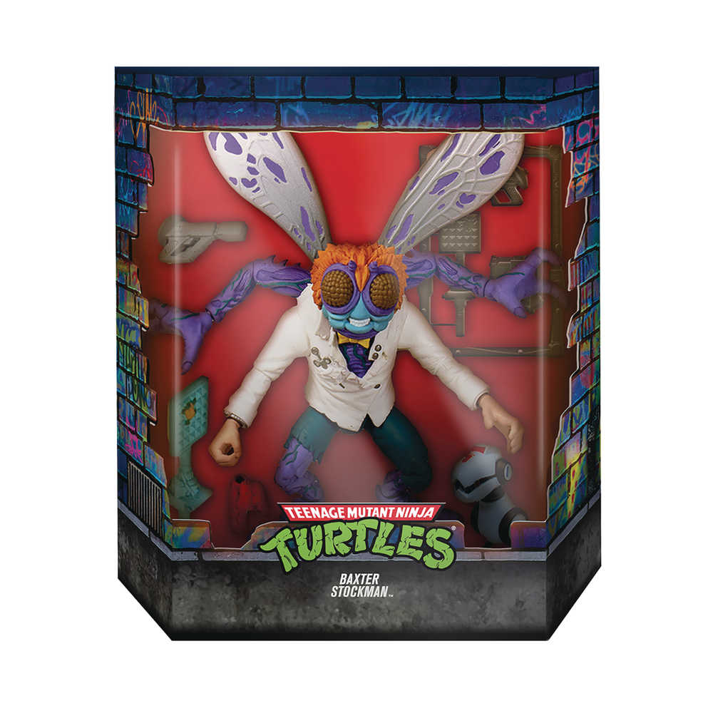Teenage Mutant Ninja Turtles Ultimates Wave 1 Baxter Stockman Action Figure Version 2  