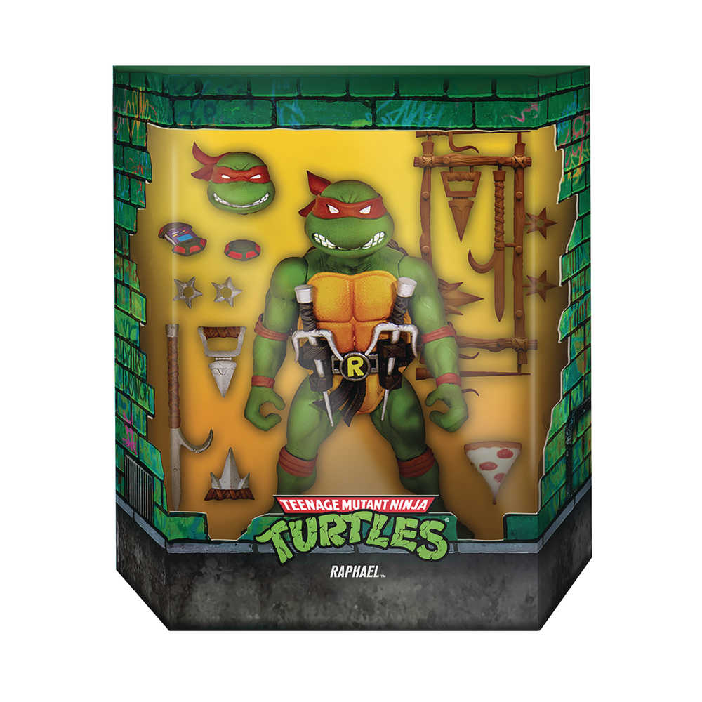 Teenage Mutant Ninja Turtles Ultimates Wave 1 Raphael Action Figure Version 2  