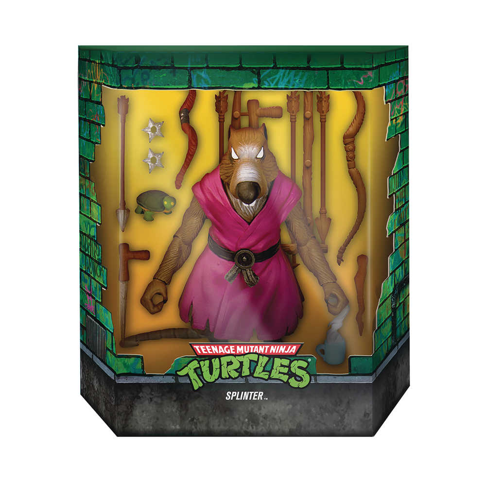 Teenage Mutant Ninja Turtles Ultimates Wave 1 Splinter Action Figure Version 2  