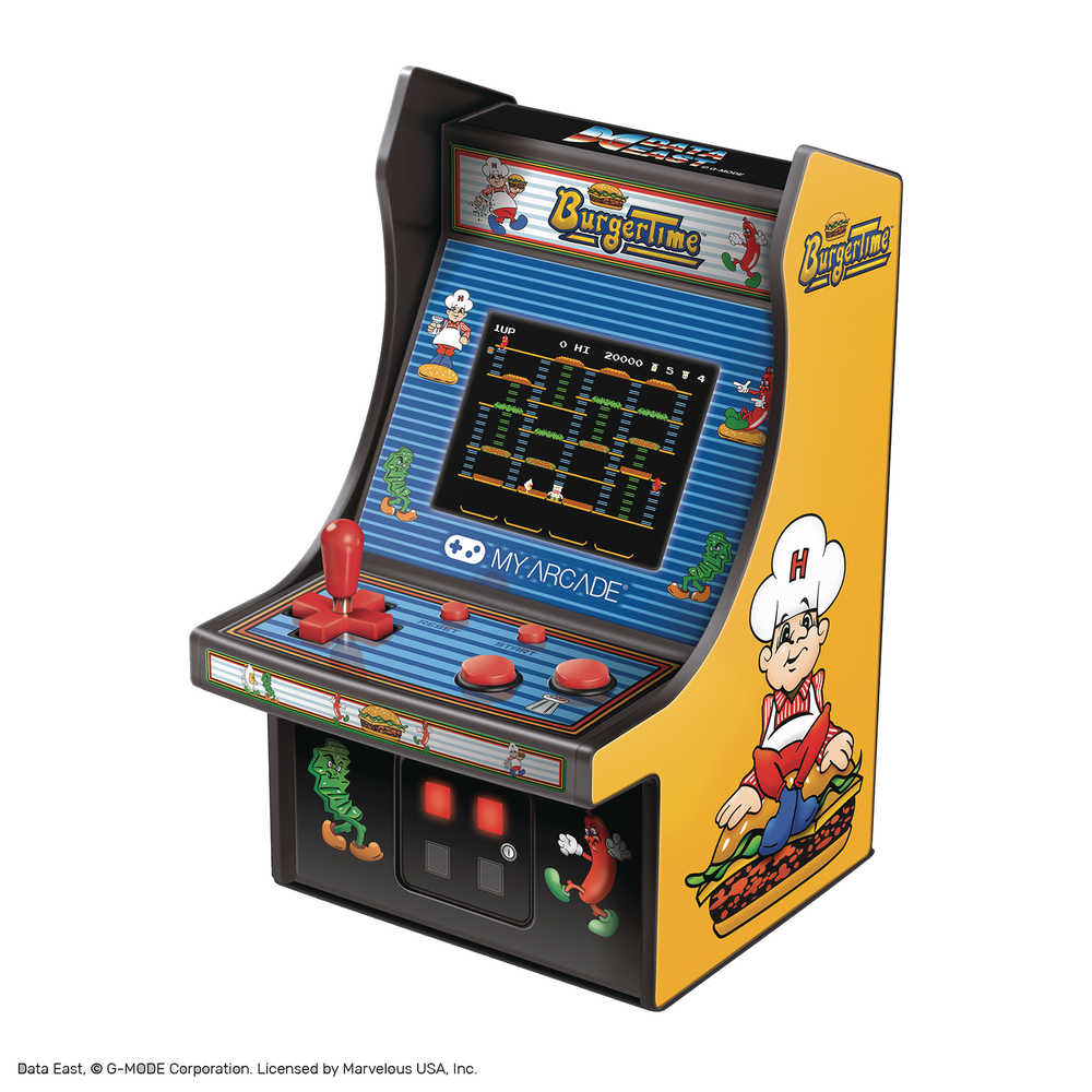 Burgertime Retro 6.75 In Micro Player 