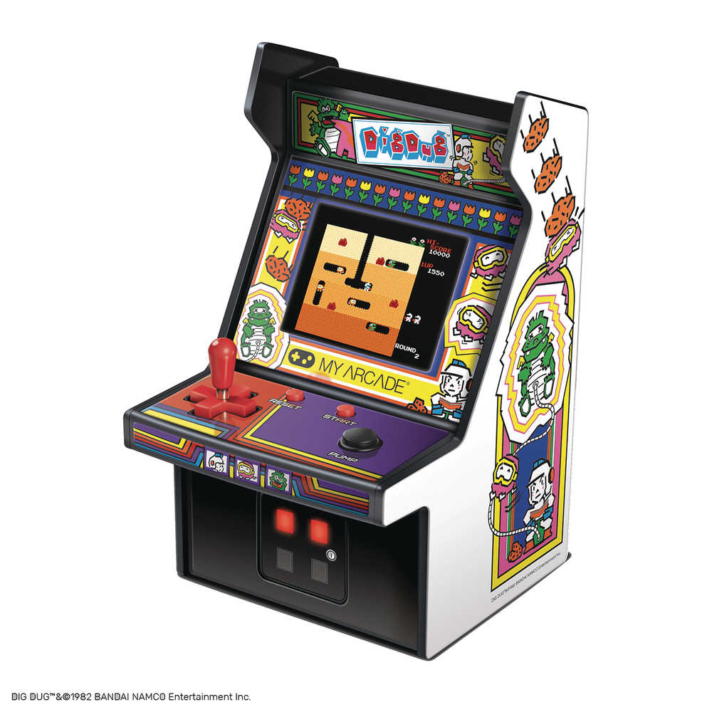 Dig Dug Retro 6.75 In Micro Player 