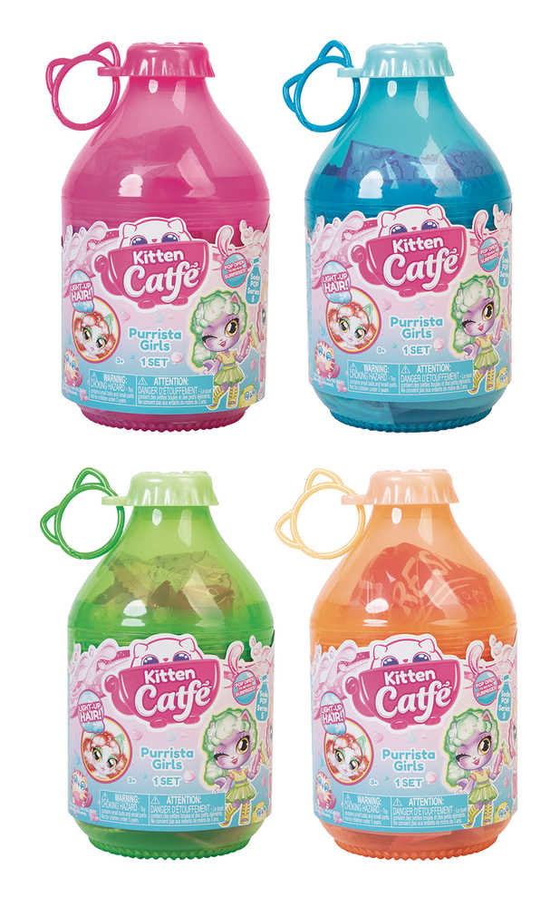 Kitten Catfe Purrista Girls Ser5 Bmb Doll Display  