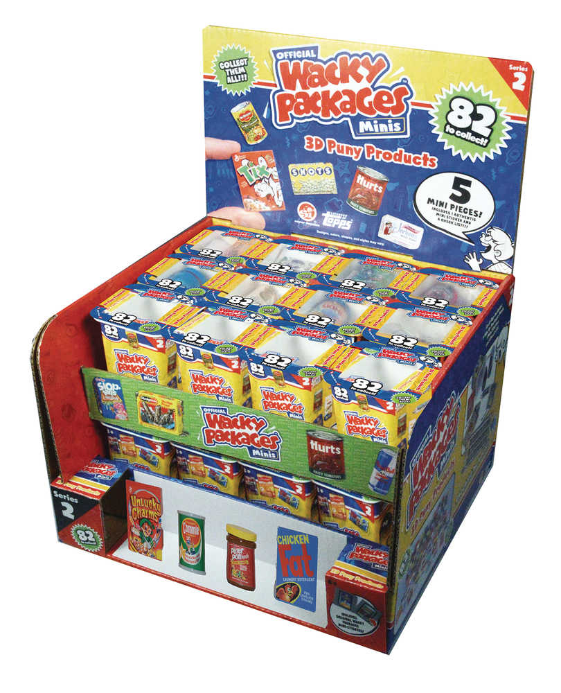 Wacky Packages Minis Series 2 Bmb Display  