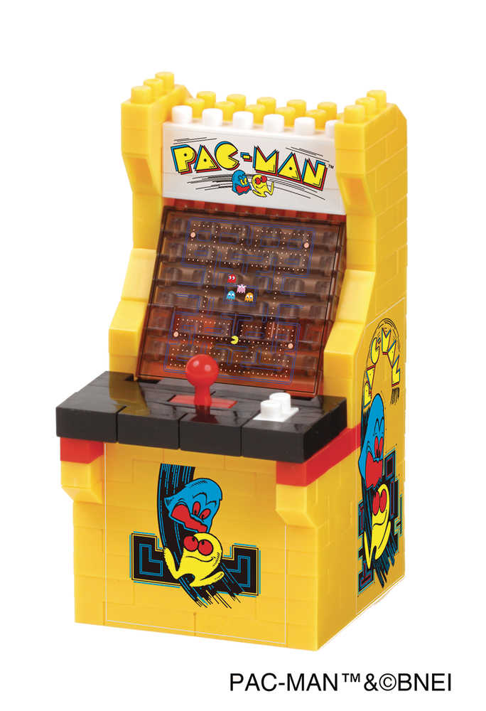Pac Man Arcade Machine Nanoblock Char Ser Kit 4 Ct Box 