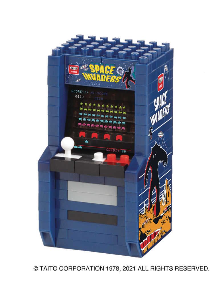 Space Invaders Arcade Machine Nanoblock Char Ser Kit 4 Ct Box