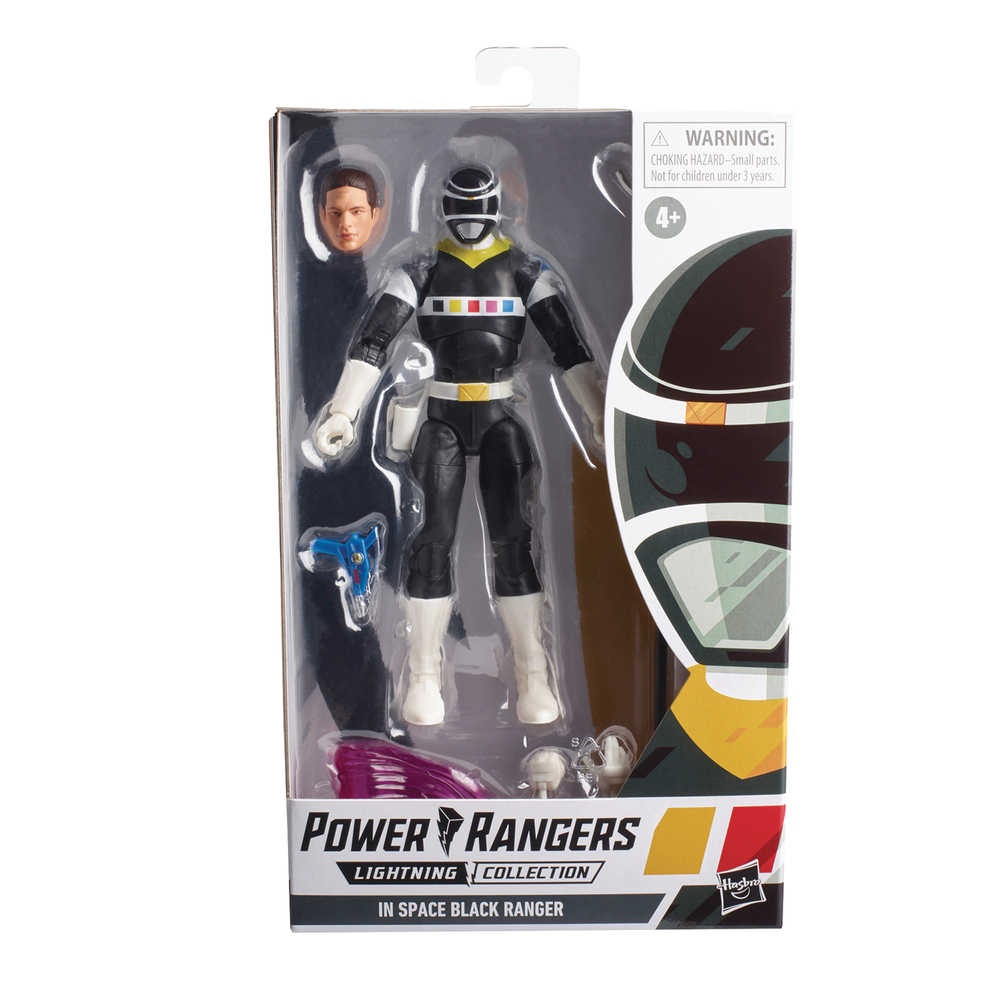 Power Rangers Lightning Spaceblack Ranger 6 In Action Figure Case  (