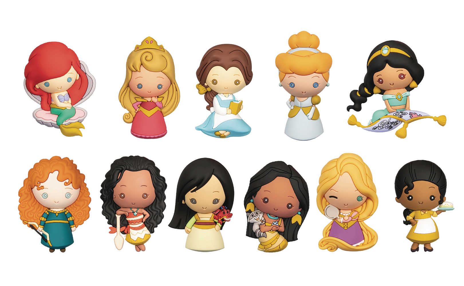 Disney Ultimate Princess Celebration Bag Clip 24 Pcs Blind Mystery Box Display (
