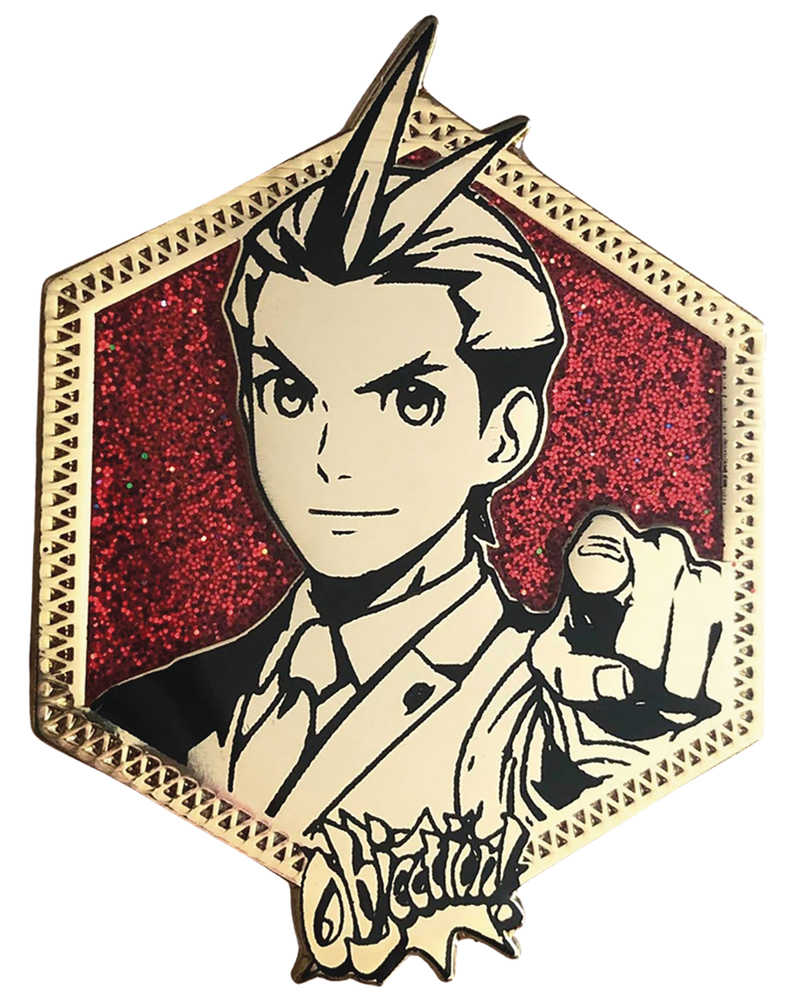 Ace Attorney Apollo Justice Golden Series Pin 