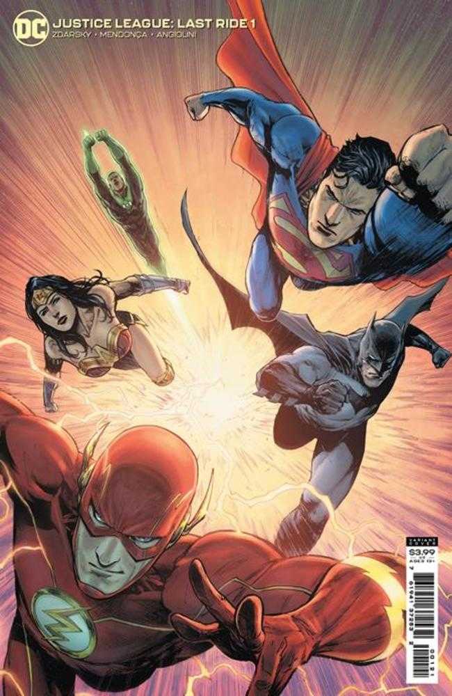 Justice League Last Ride #1 Cover B Miguel Mendonca Card Stock Variant
