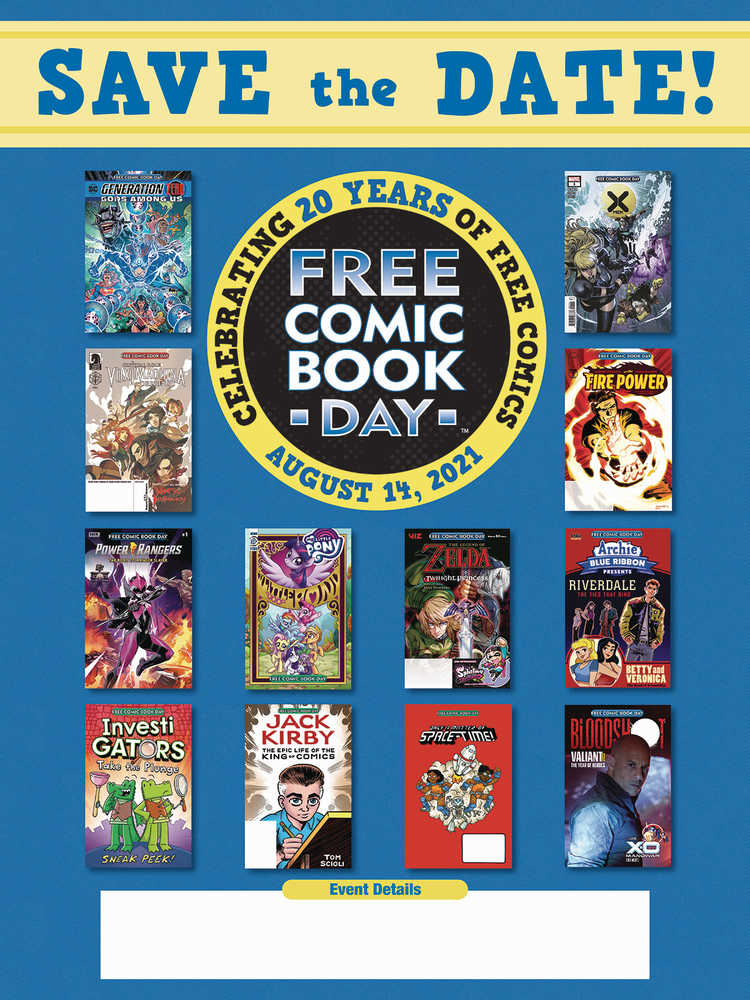 Free Comic Book Day 2021 Promo Poster Extras 