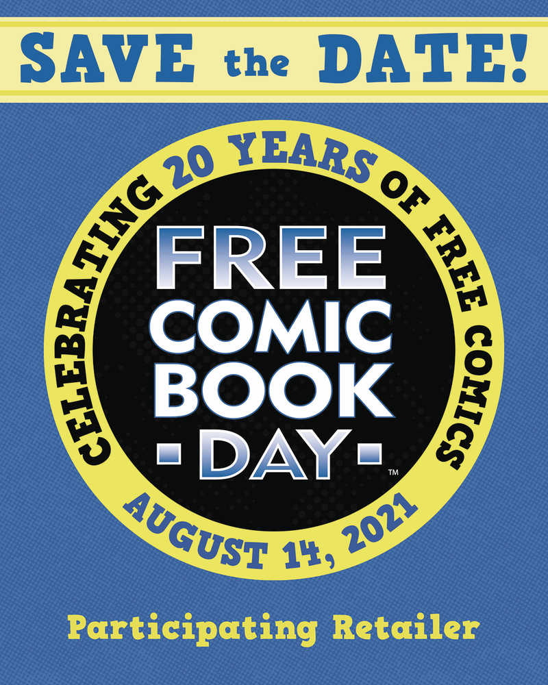 Free Comic Book Day 2021 Window Cling Extras 