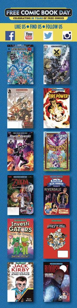 Free Comic Book Day 2021 Bookmarks (Bundle Of 50) 