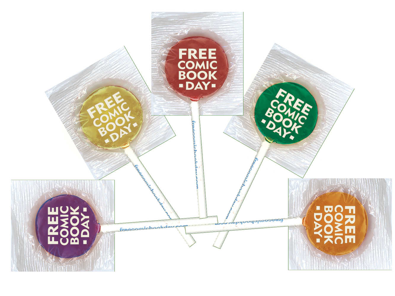 Free Comic Book Day 2021 Lollipops (Pack Of 20) 