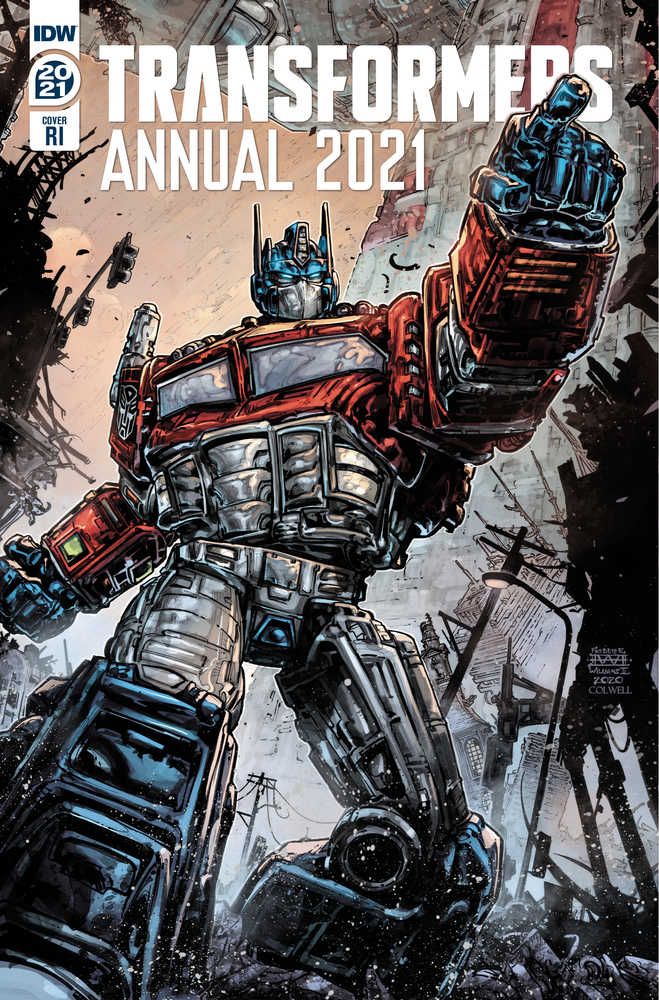 Transformers Annual 2021 10 Copy Freddie Williams Variant Edition 