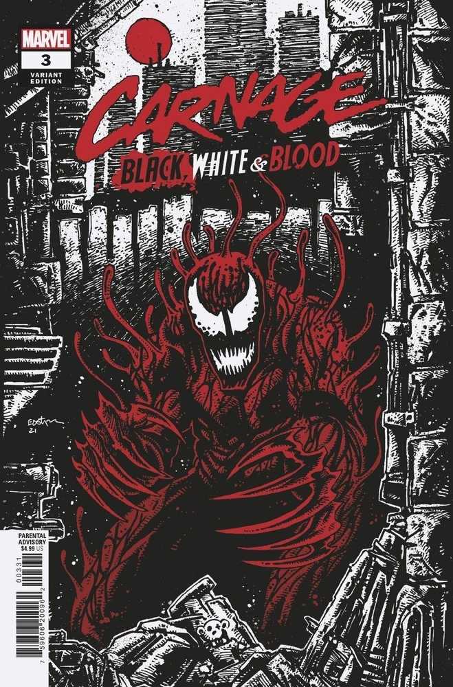 Carnage Black White And Blood #3 (Of 4) Artist B Variant