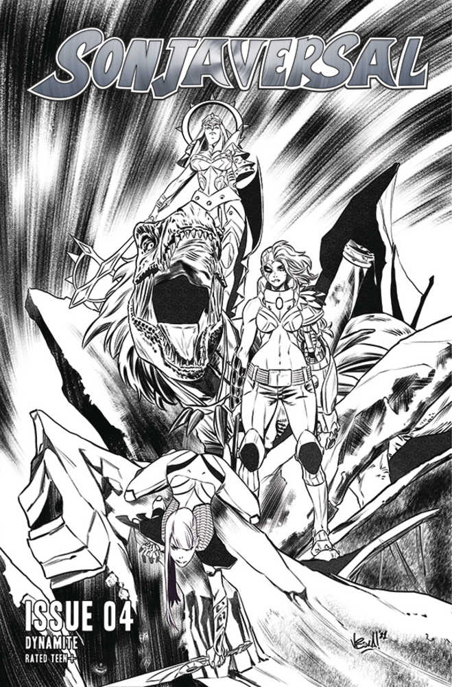 Sonjaversal #4 10 Copy Federici Black & White Variant Edition