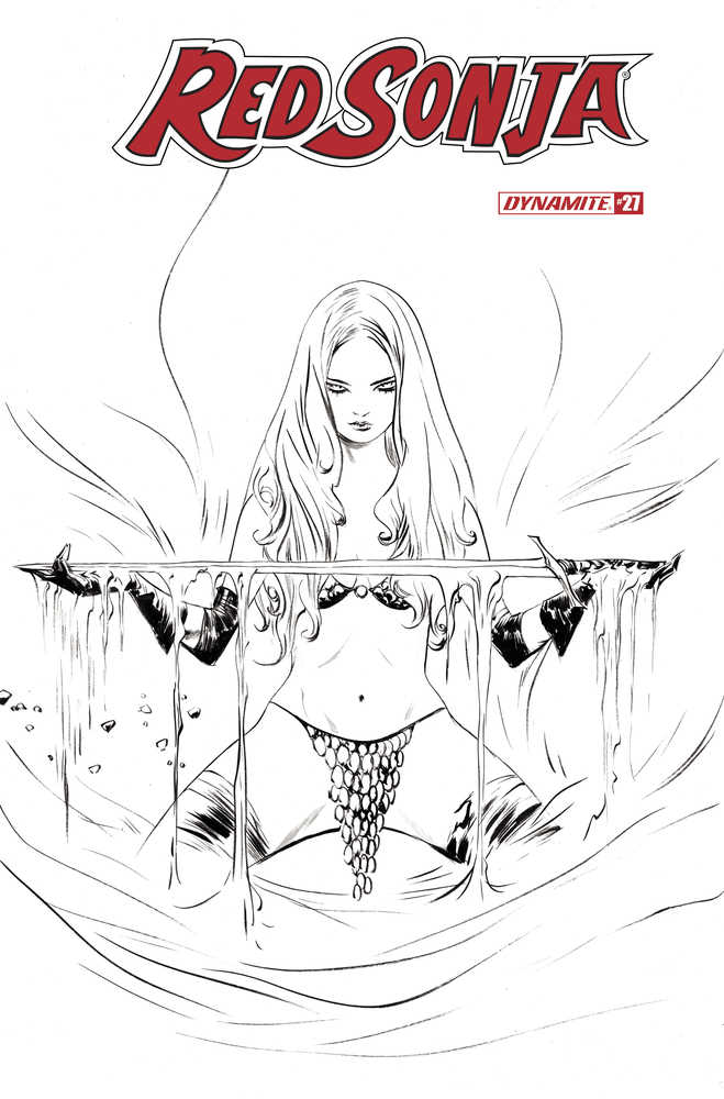 Red Sonja #27 30 Copy Lee Black & White Variant Edition
