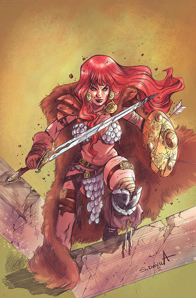 Red Sonja The Superpowers #5 25 Copy Davila Full Art Variant Edition