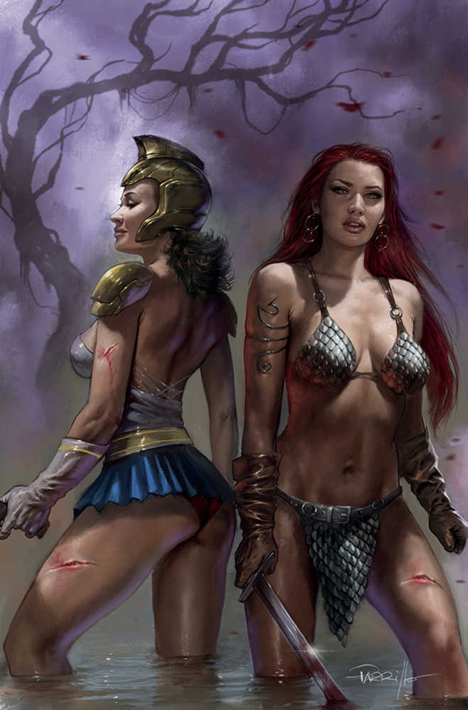 Red Sonja The Superpowers #5 Parrillo Limited Full Art Cover