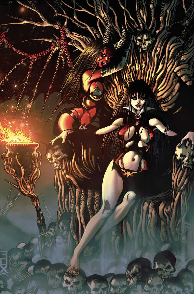 Vampirella vs Purgatori #3 20 Copy Fox Full Art Variant Edition