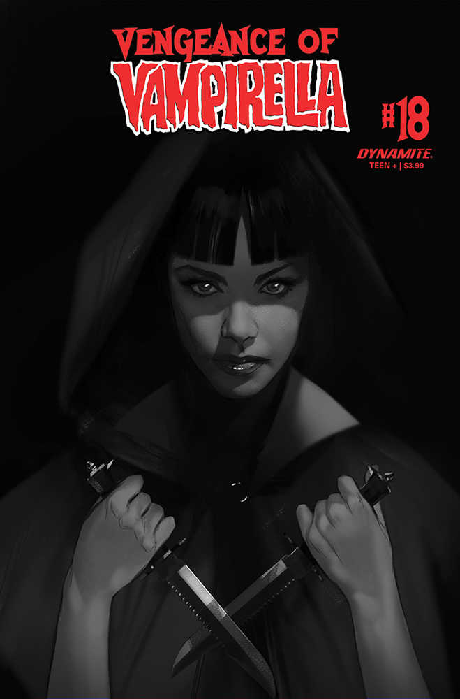 Vengeance Of Vampirella #18 30 Copy Oliver Black & White Variant Edition