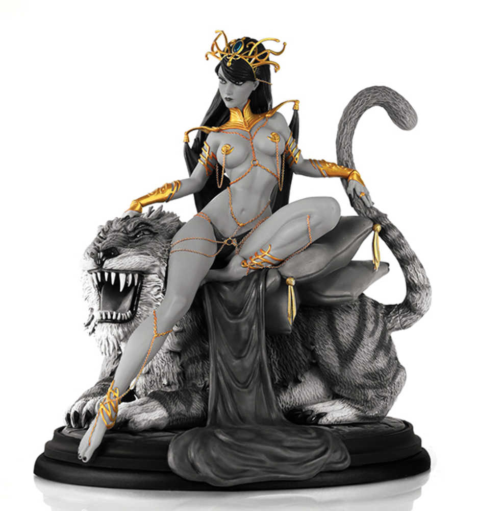 Women Dynamite Dejah Thoris Campbell Black & White Artist Proof Statue