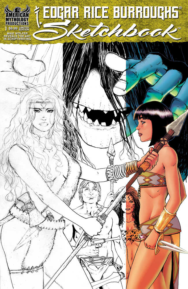 Edgar Rice Burroughs Sketchbook 2021 #1 Cover B Limited Edition