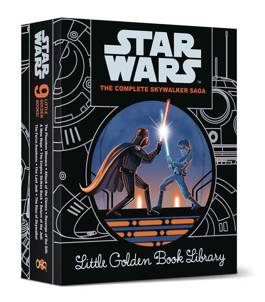 Star Wars Episodes I Ix Little Golden Book Collection 