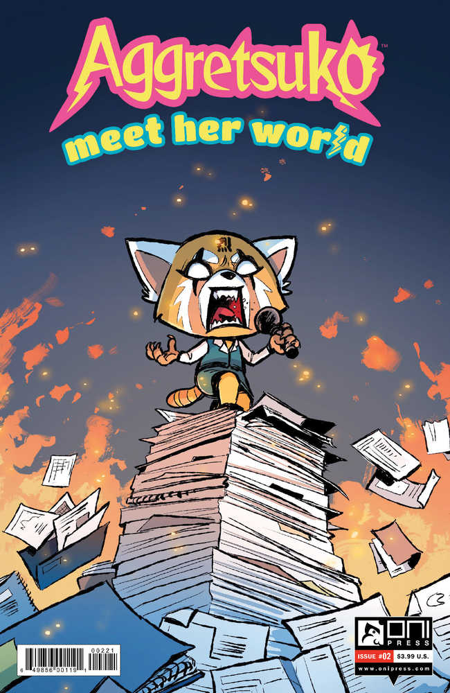 Aggretsuko Meet Her World #2 Cover B Breault