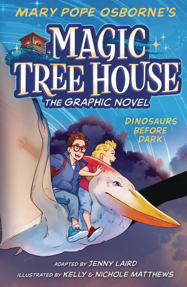 Magic Tree House Hardcover Graphic Novel Volume 01 Dinosaurs Before Dark 
