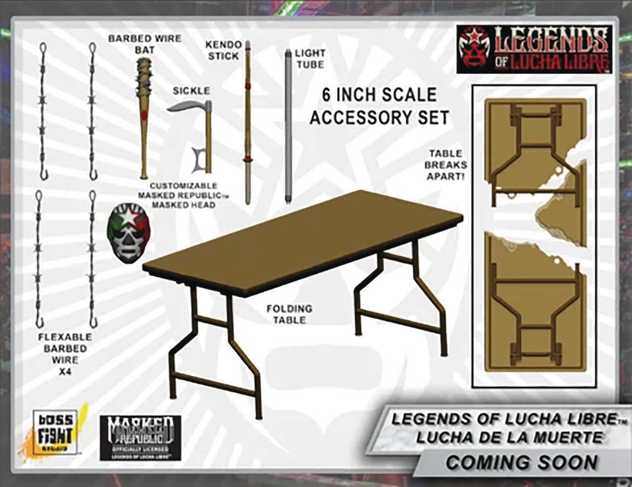 Legends Of Lucha Premium Accessory Lucha De La Muerte Action Figure (Ne