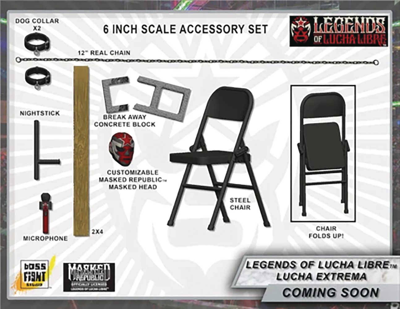 Legends Of Lucha Premium Accessory Lucha Extrema Action Figure 