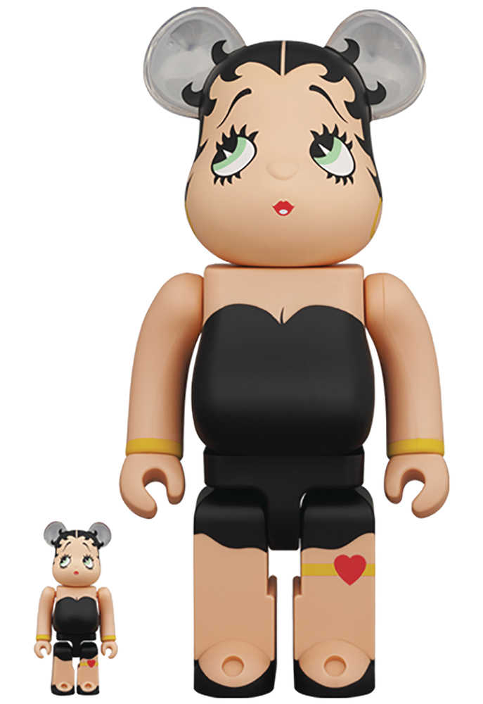 Betty Boop Black Dress Ver 100% & 400% Bea 2 Pk 