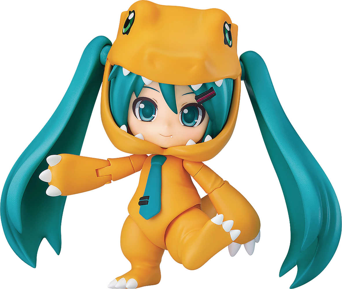 Hatsune Miku Digimon Kigurumi Agumon Nendoroid Action Figure 