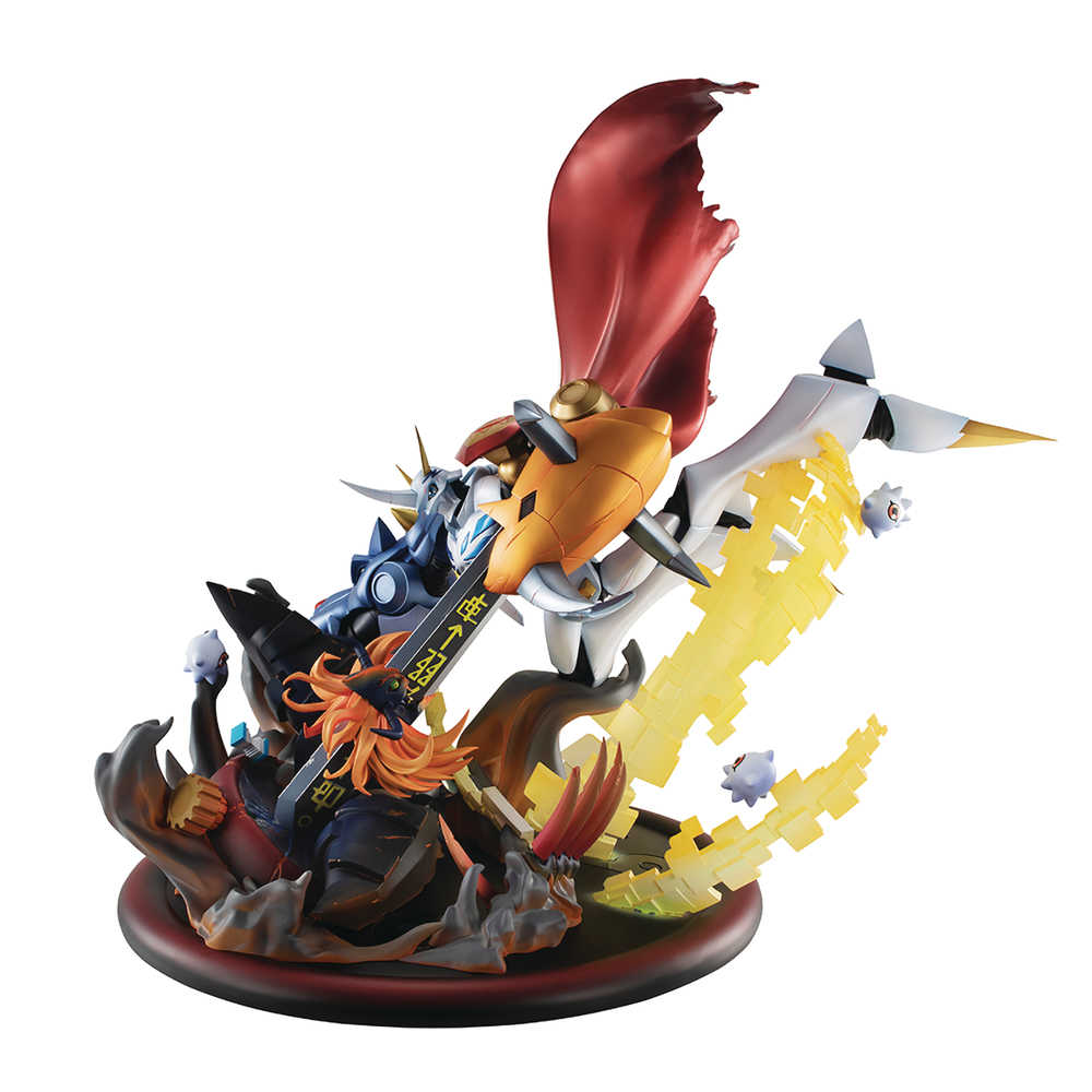 vs Ser Digimon Adventure War Game Omegamon vs Diabolomon Figure 