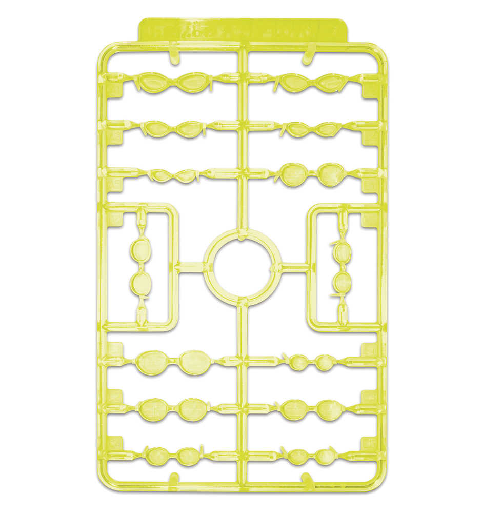 Modeling Supply Glasses Accessories Yellow Plastic Model Kit