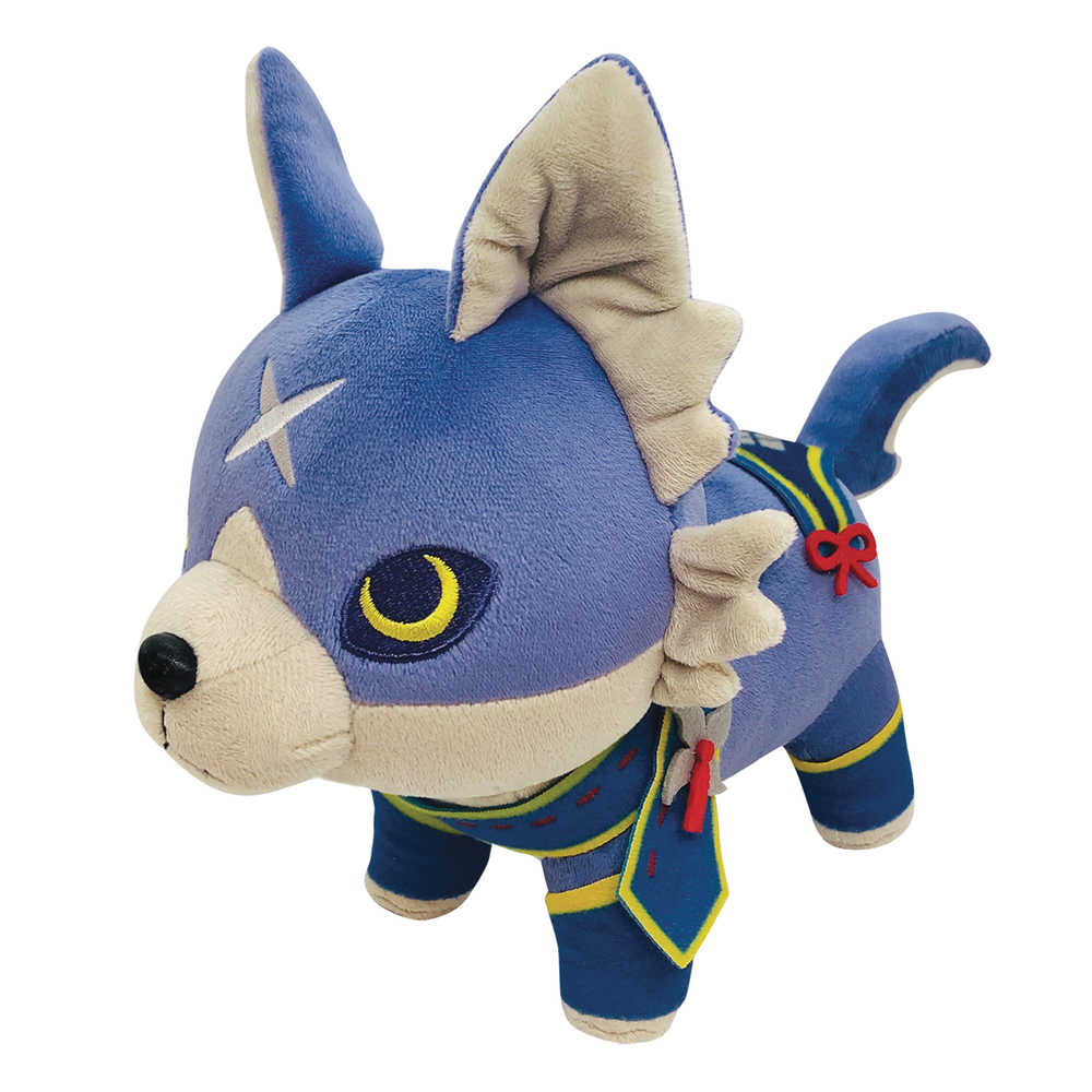Monster Hunter Rise Chibi Plush Palamute 