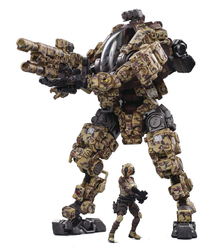 Joy Toy Steel Bone H03 Sniper Desert Camo Mecha 1/25 Figure