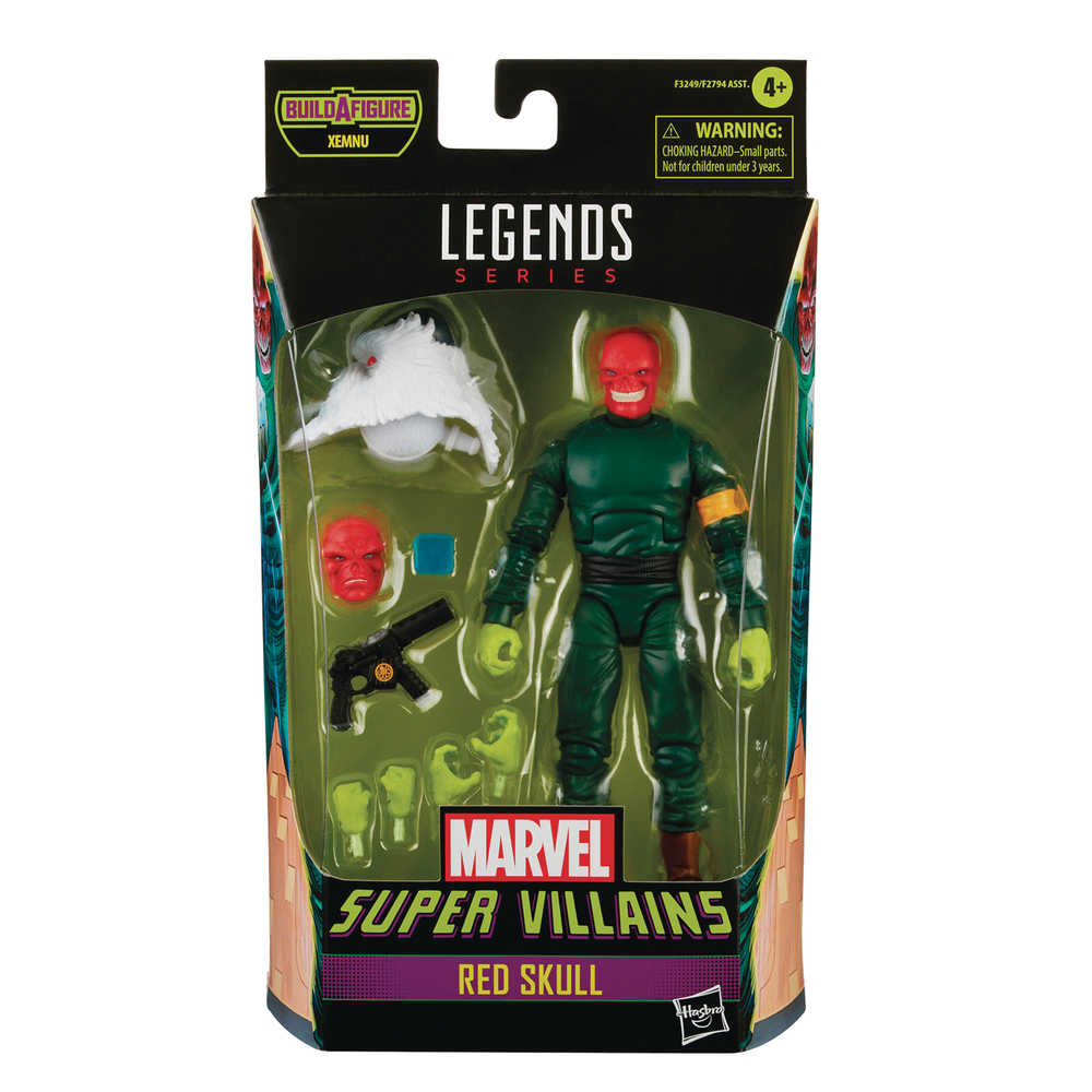 Marvel Villains Legends 6 In Red Skull Action Figure Case  
