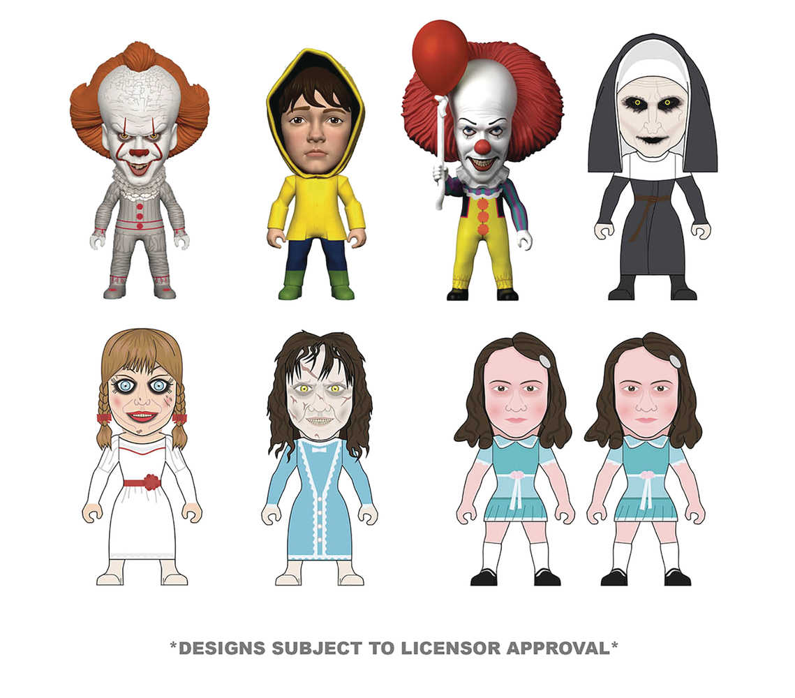 Movie Horror Classics Titans 18 Pc Mini Figure Disp  