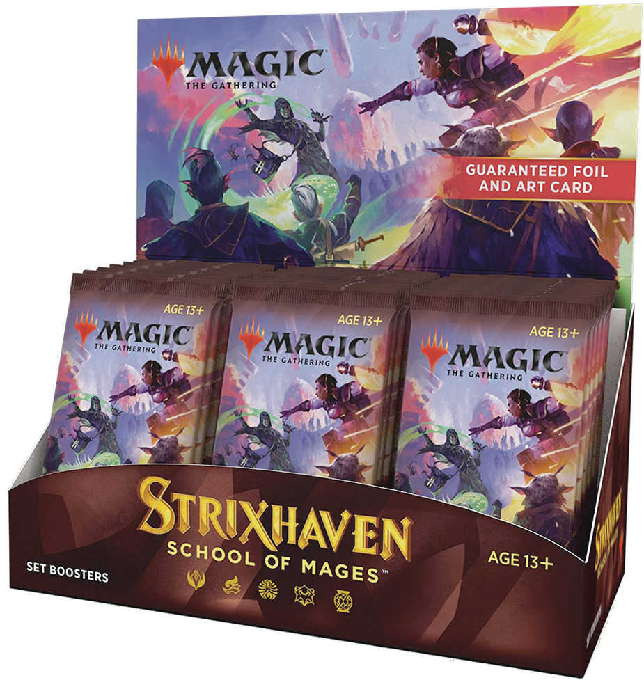 Magic The Gathering Collectible Card Game Strixhaven School Of Mages Set Booster Display (30 Ct) (N