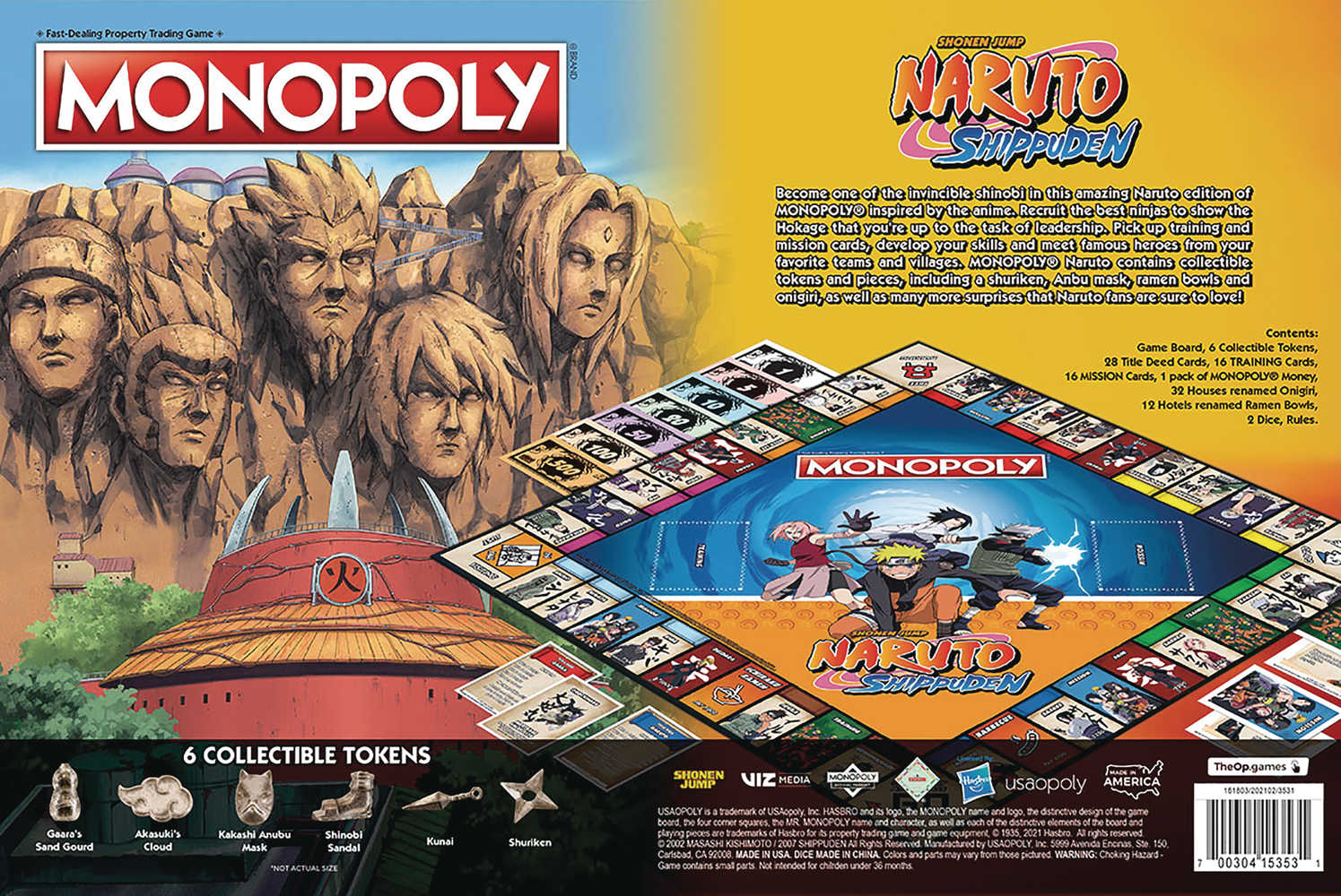 Naruto Shippuden Monopoly 