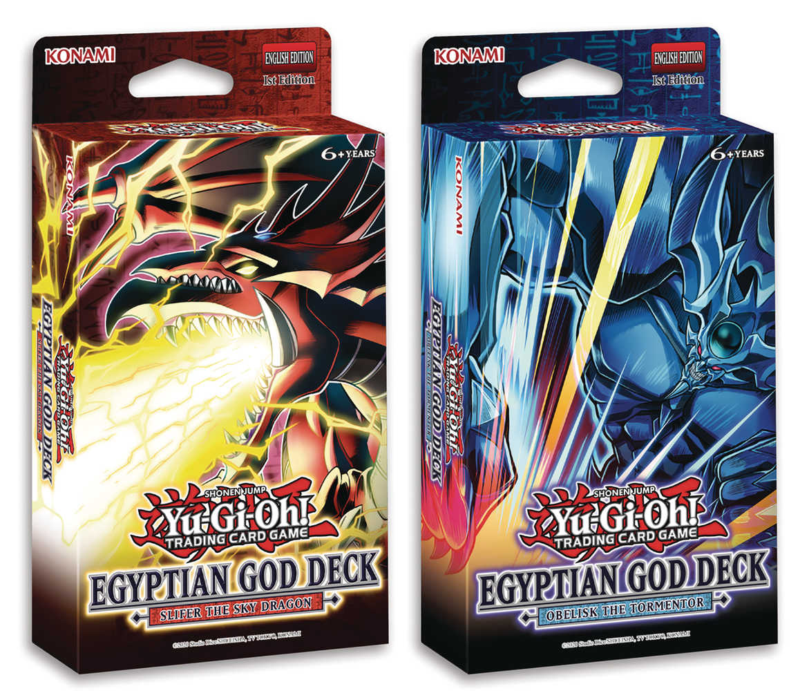 Yu Gi Oh Collectible Card Game Egyptian God Deck Display (8 Ct) 