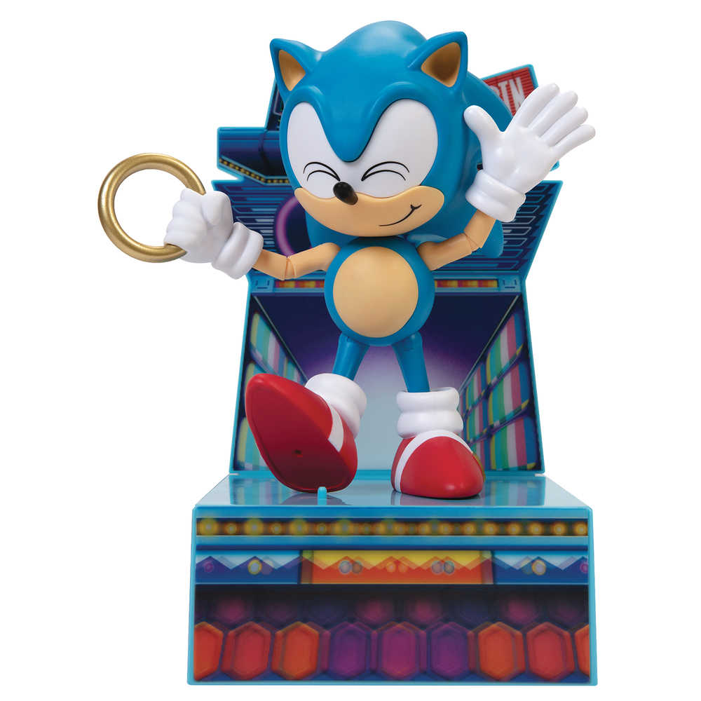 Sonic The Hedgehog 6 In Collector Action Figure Case  
