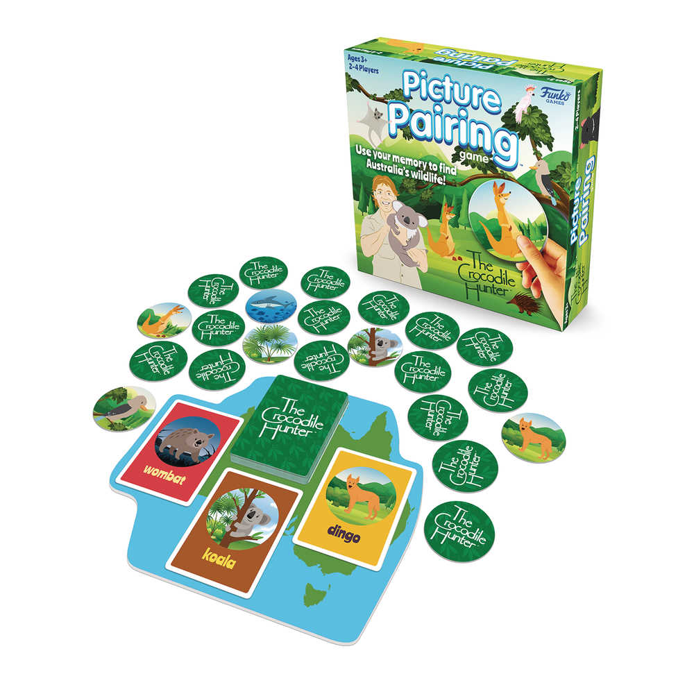 Signature Games Crocodile Hunter Picture Pairing Game 
