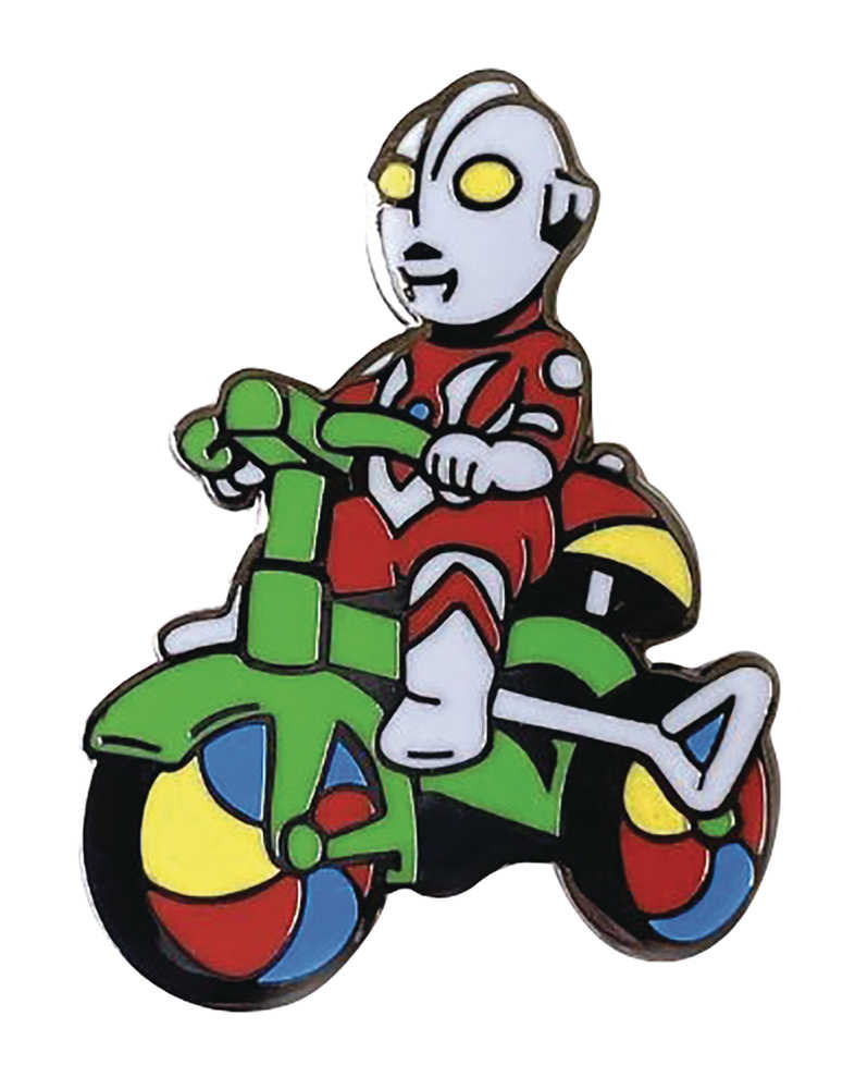 Ultraman With Trike 1.5 In Enamel Pin 